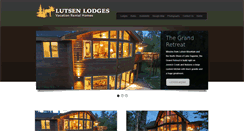 Desktop Screenshot of lutsenlodges.com